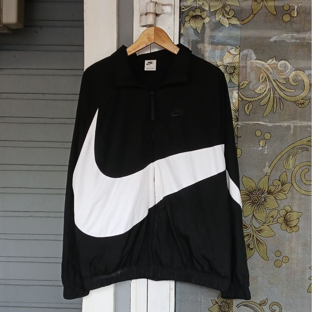 Jacket Windbreaker Nike Big Swoosh Black
