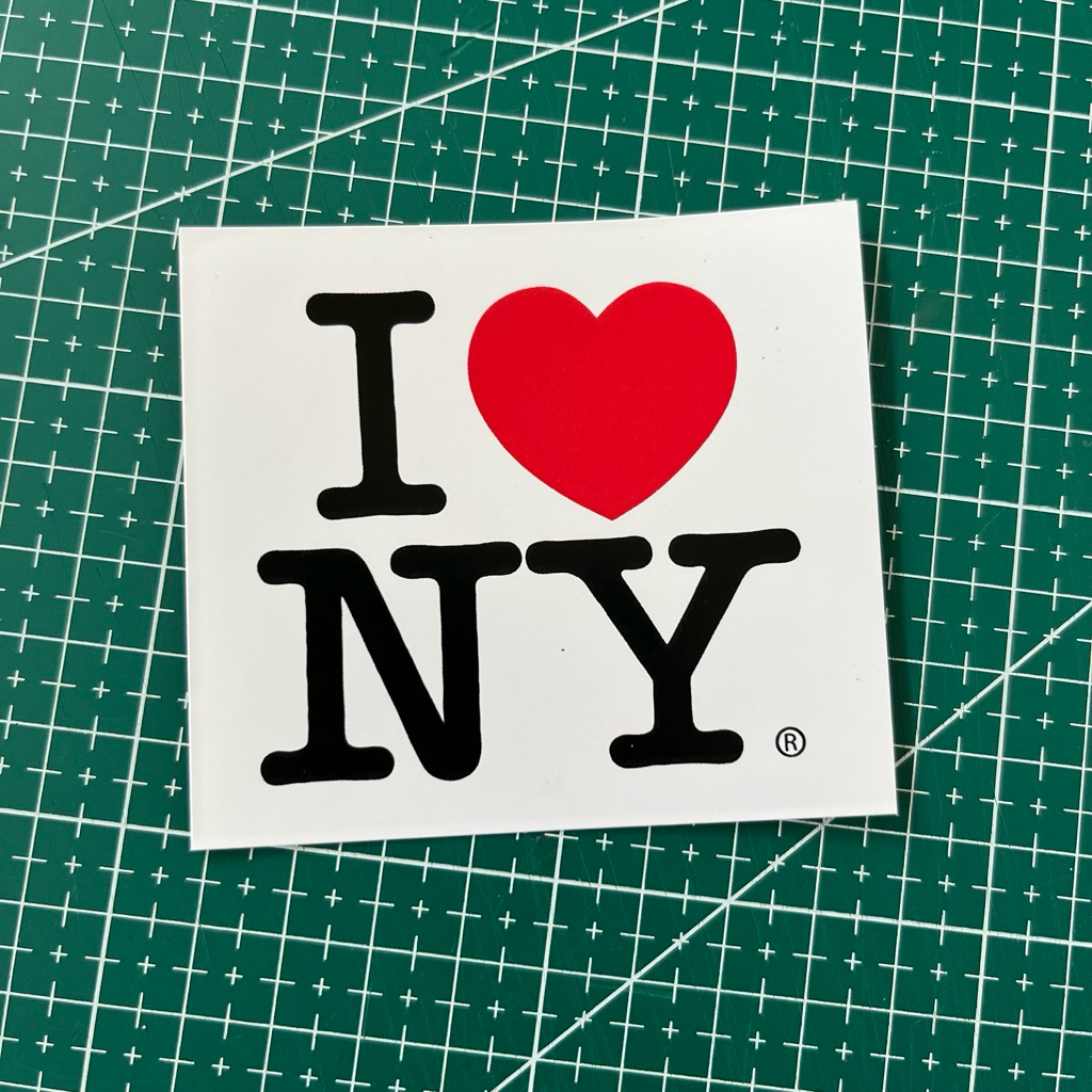 STICKER I LOVE NY VINYL GLOSSY