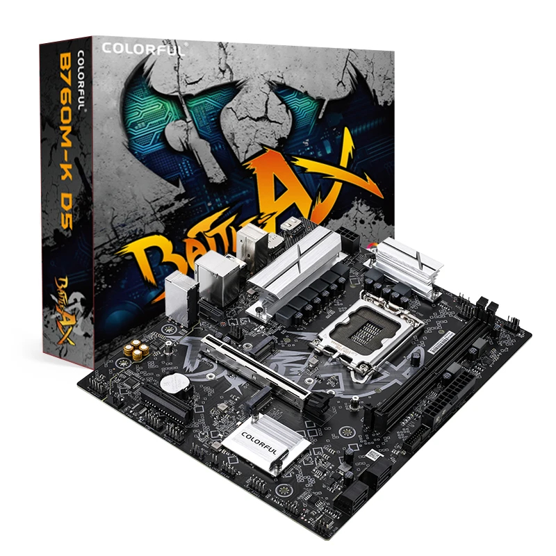 COLORFUL BATTLE-AX B760M-K D5 V21A DDR5 LGA 1700 MOTHERBOARD