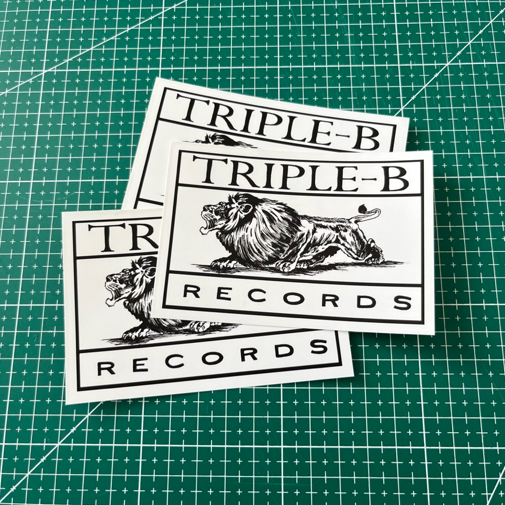 STICKER TRIPLE B RECORDS