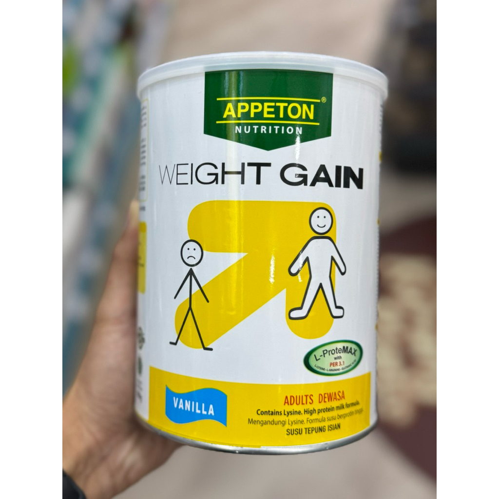 Appeton susu weight gain dewasa kemasan 900gr / anak anak 1-12thn kemasan 450gr