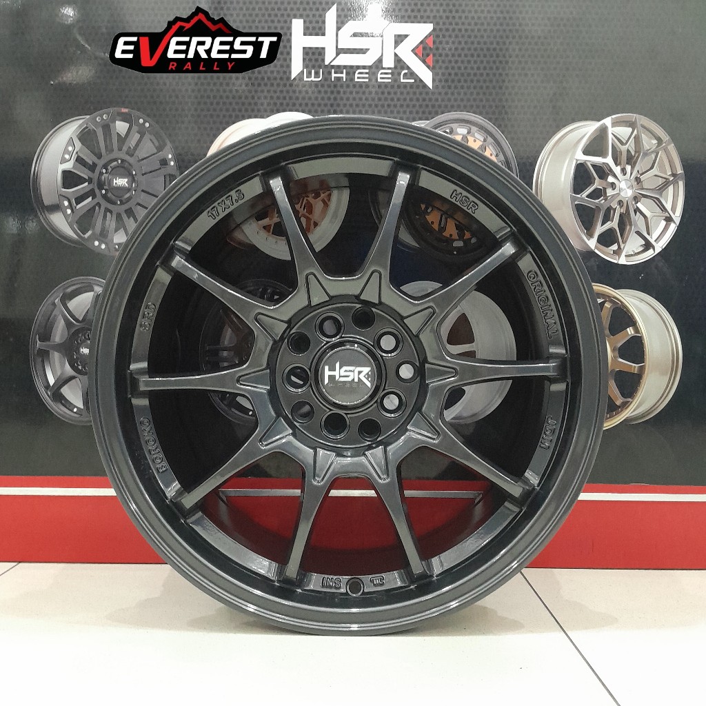 Velg mobil new veloz xenia hrv serena ring 17 HSR BOROKO SRD iridium grey