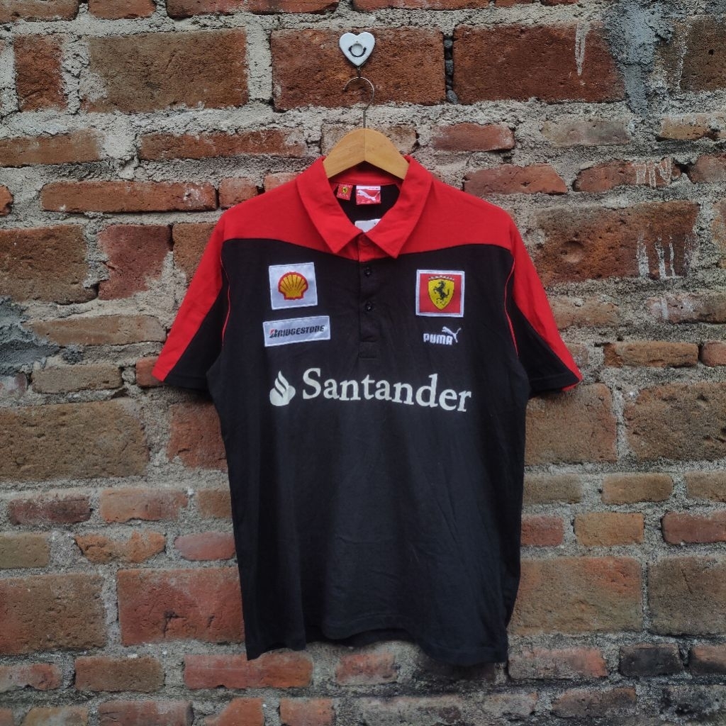 Kaos Polo Ferrari F1 Team Original BNWT