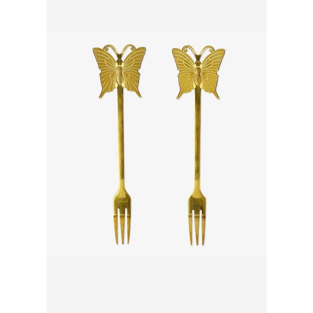 FLYING TIGER FORK BUTTERFLY GOLF 2PCS