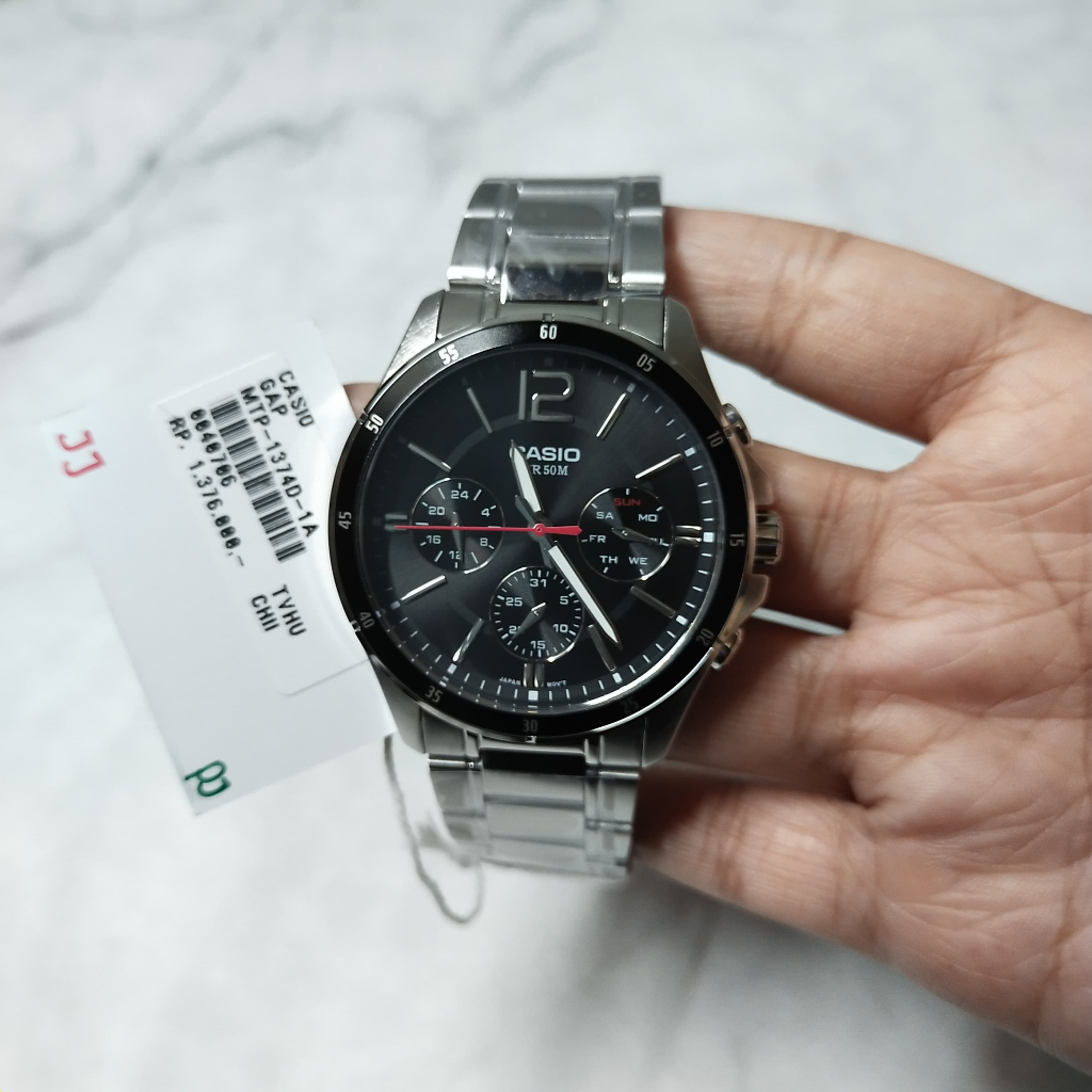 Casio MTP-1374 Jam Tangan Original Pria