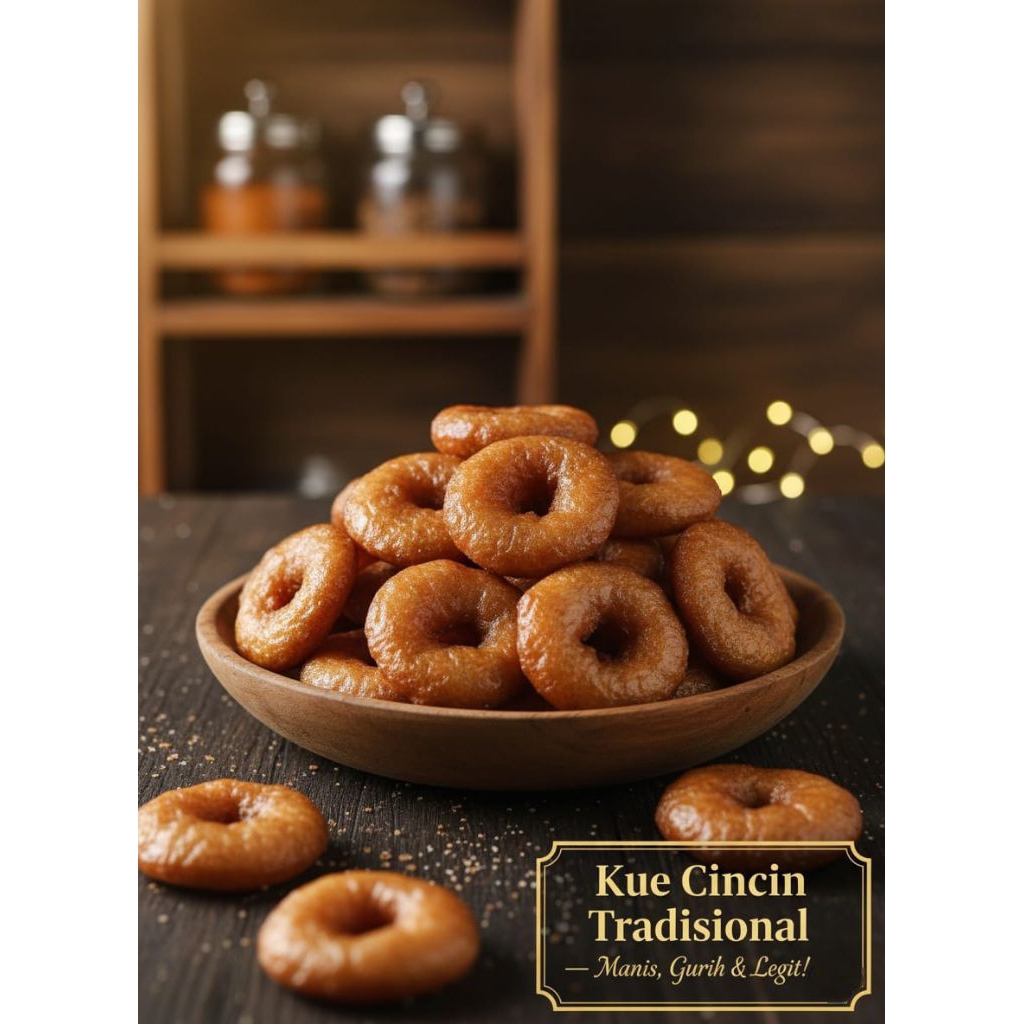 cucur kampung/ kue cincin tradisional