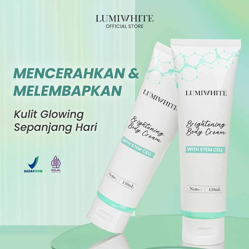 LUMIWHITE - Brightening Body Cream Lotion with Stem Cell 150ml
