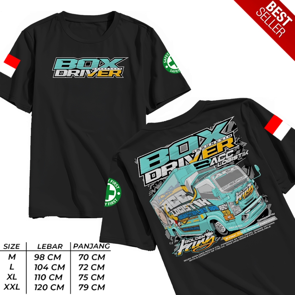 GOEDANG KAOS - KAOS BOX DRIVER TRUK KEREN TERBARU KAOS DISTRO PRIA WANITA PREMIUM BISA COD