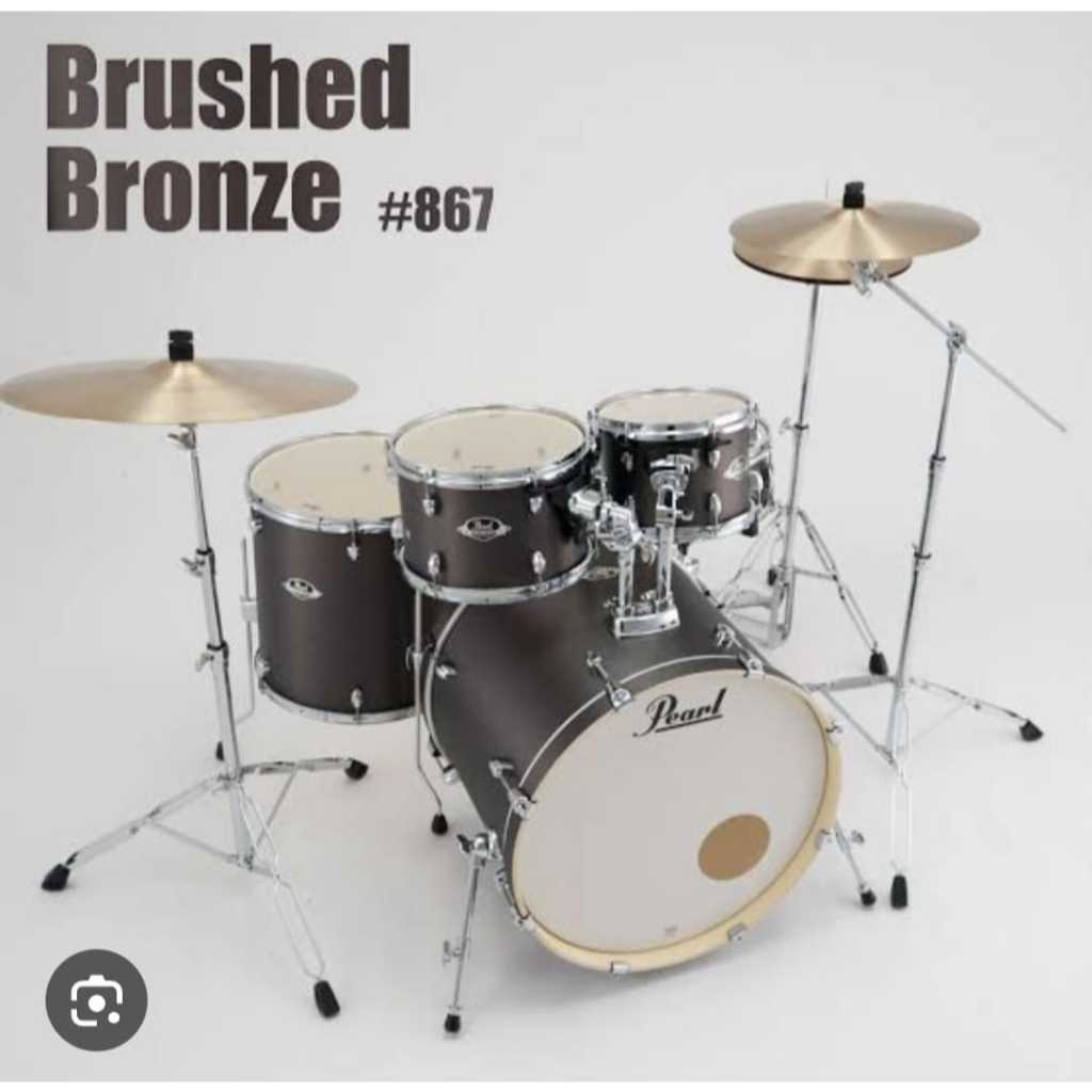 Pearl Export EXX725SP/C, Drum Akustik 5pcs Set Pearl Series Brushed Brown