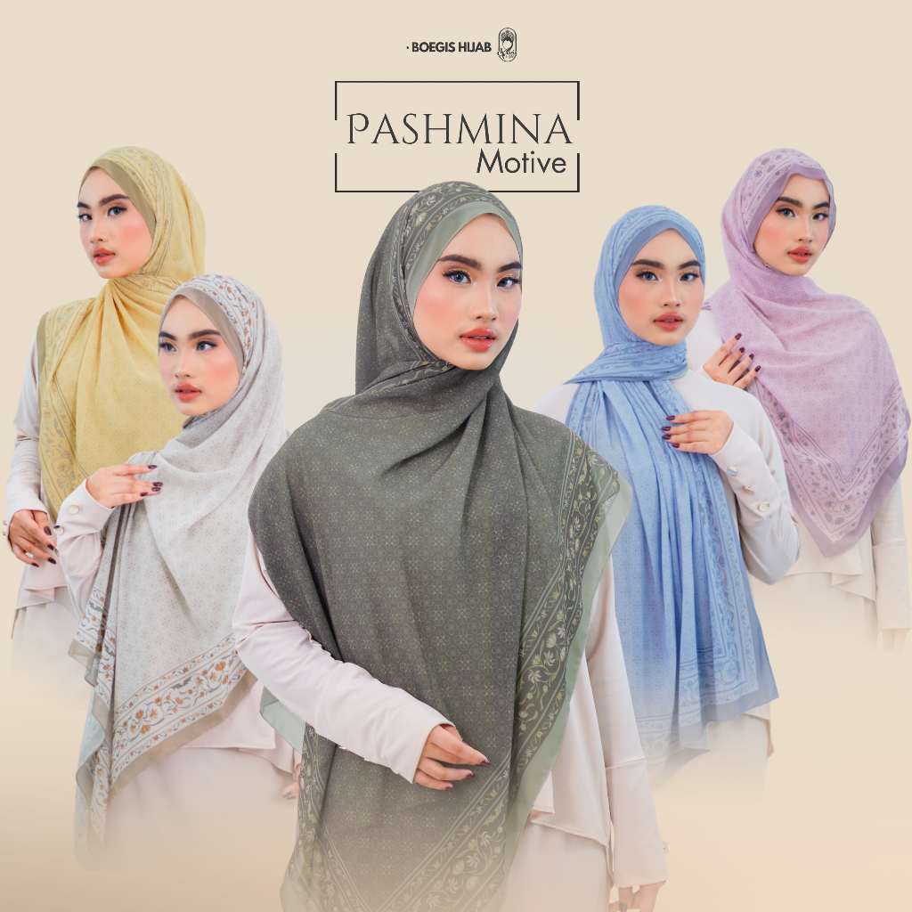 Bugis Hijab - Pashmina Motif Ceruty Babydoll Daily (Pashmina Casual)
