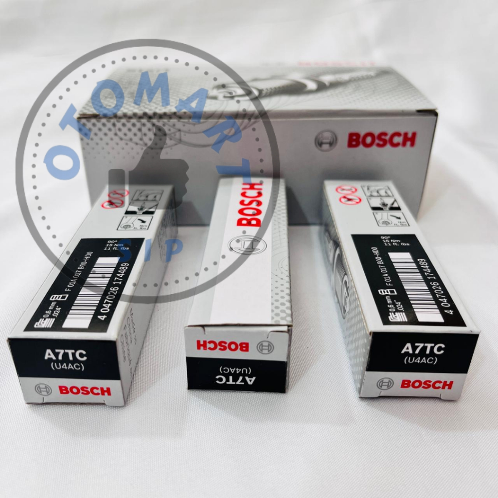 10 PCS Busi Bosch U4AC Spark Plug Motor KLX150 Fino Mio Sporty Original