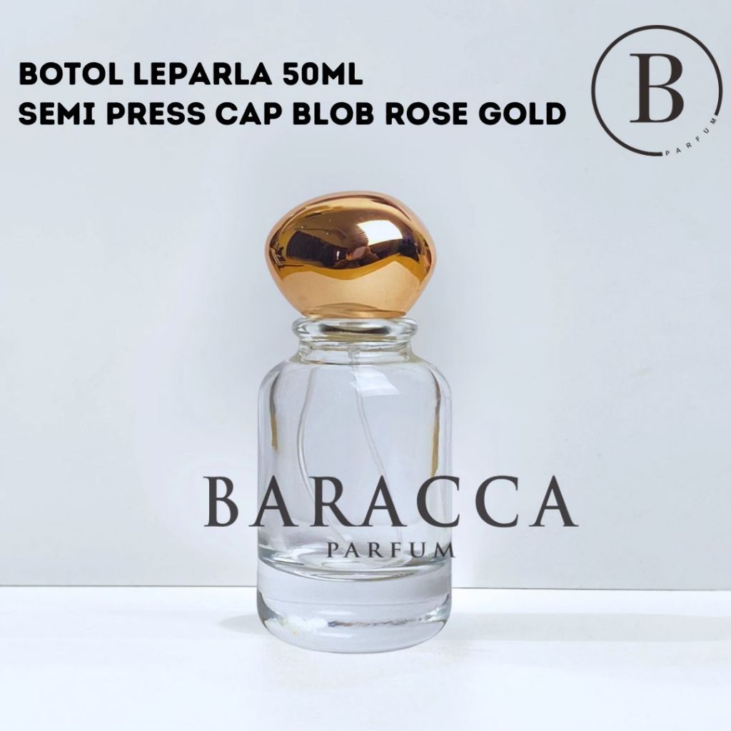 Botol Parfum Leparla 50ML Semi Press Cap Blob - Botol Parfum Kosong Leparla Semi Press 50ML - Botol 