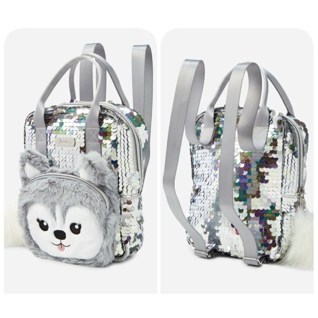 Tas Justice Girls anak perempuan sparkle husky original