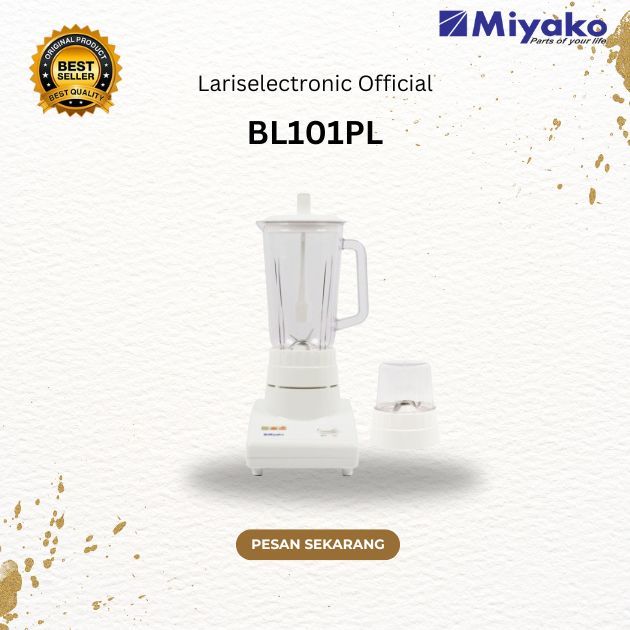 Miyako Blender Pisau Stainless Steel 1 Liter BL 101PL Blender Plastik/BL-101-PL/BL 101 PL/BL101PL