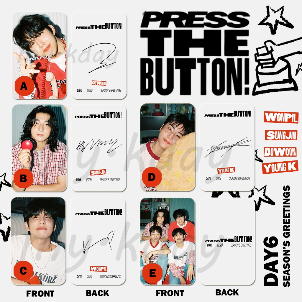 PC-2046, Unofficial Photocard Day6 2026 Season's Greetings 2 sisi