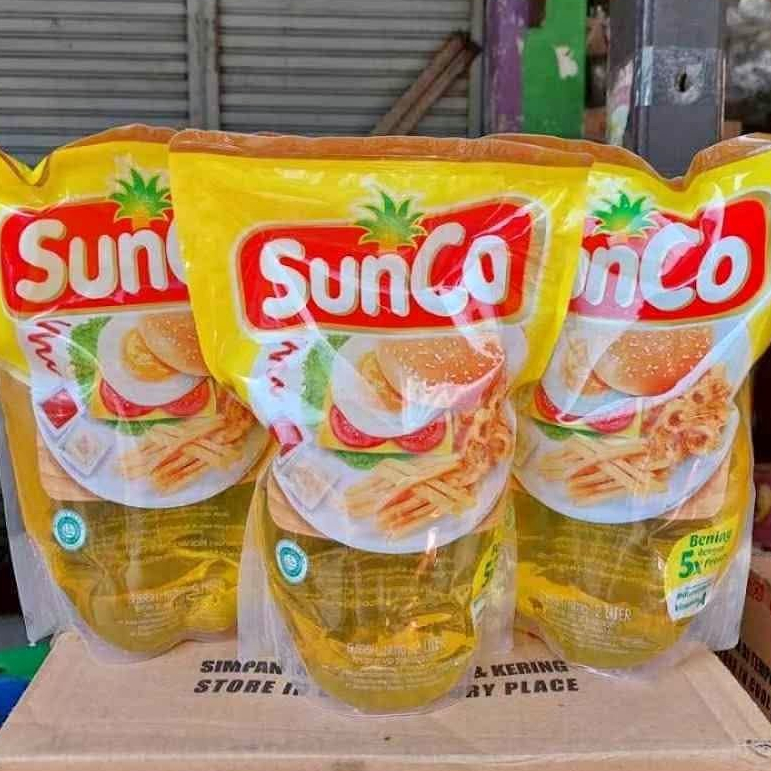 Sunco 2L & 1L Kemasan Pouch Minyak Premium (Melati)
