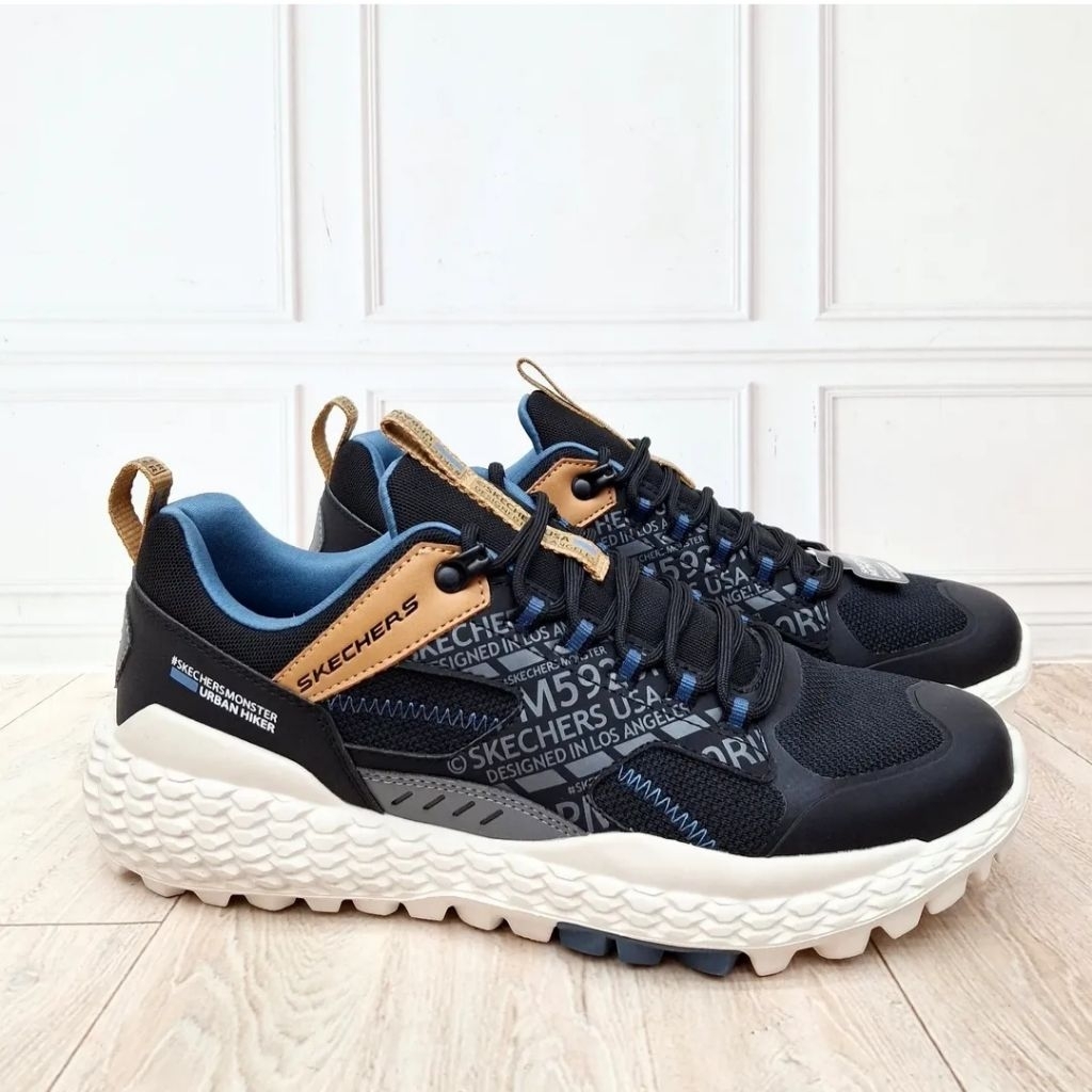 Sepatu Sneakers SKECHERS Monster 666131/BLK 100% Original Resmi (Size 41)