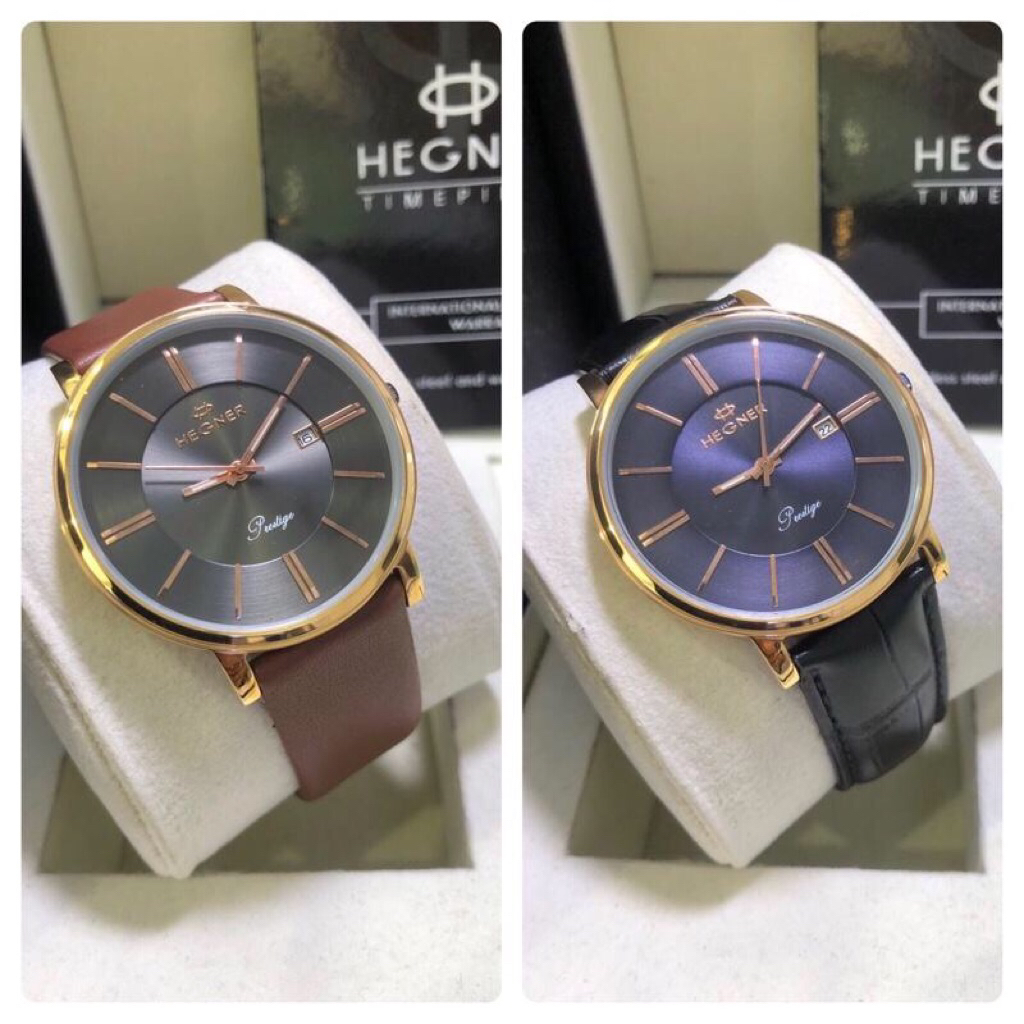 JAM TAMGAN PRIA HEGNER 403G / HW 403G / HEGNER 403 KULIT [ORIGINAL]