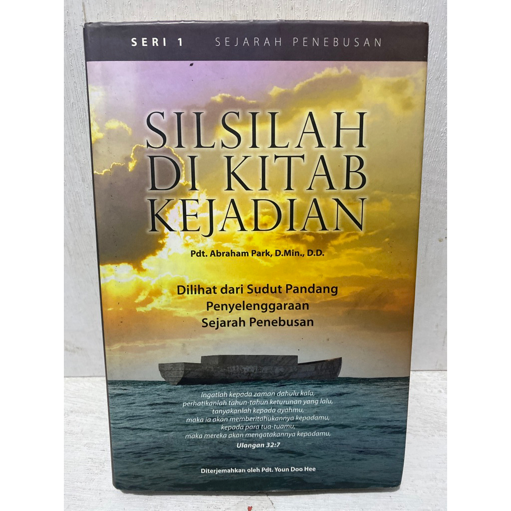 Buku Original SILSILAH DI KITAB KEJADIAN - PDT. ABRAHAM PARK,D.MIN.,D.D.