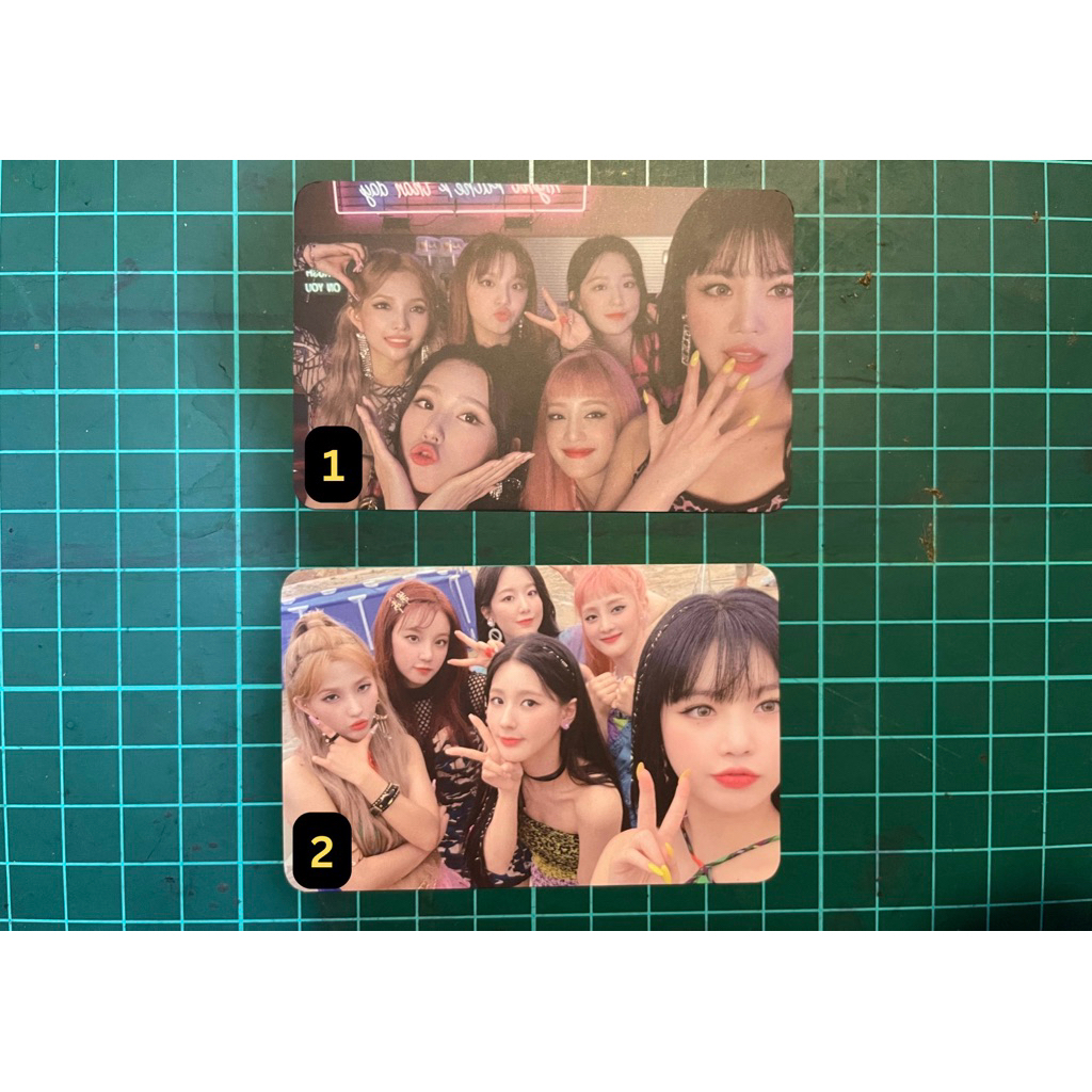 photocard gidle dumdi dumdi group official