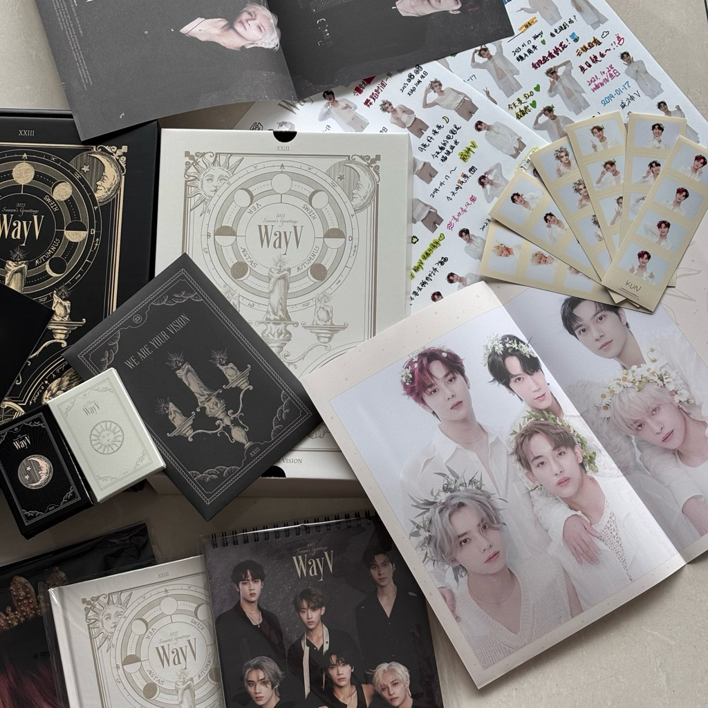[READY UNSEALED/SHARING] WayV 2023 Season's Greetings Kun Ten Winwin Xiaojun Hendery Yangyang Member
