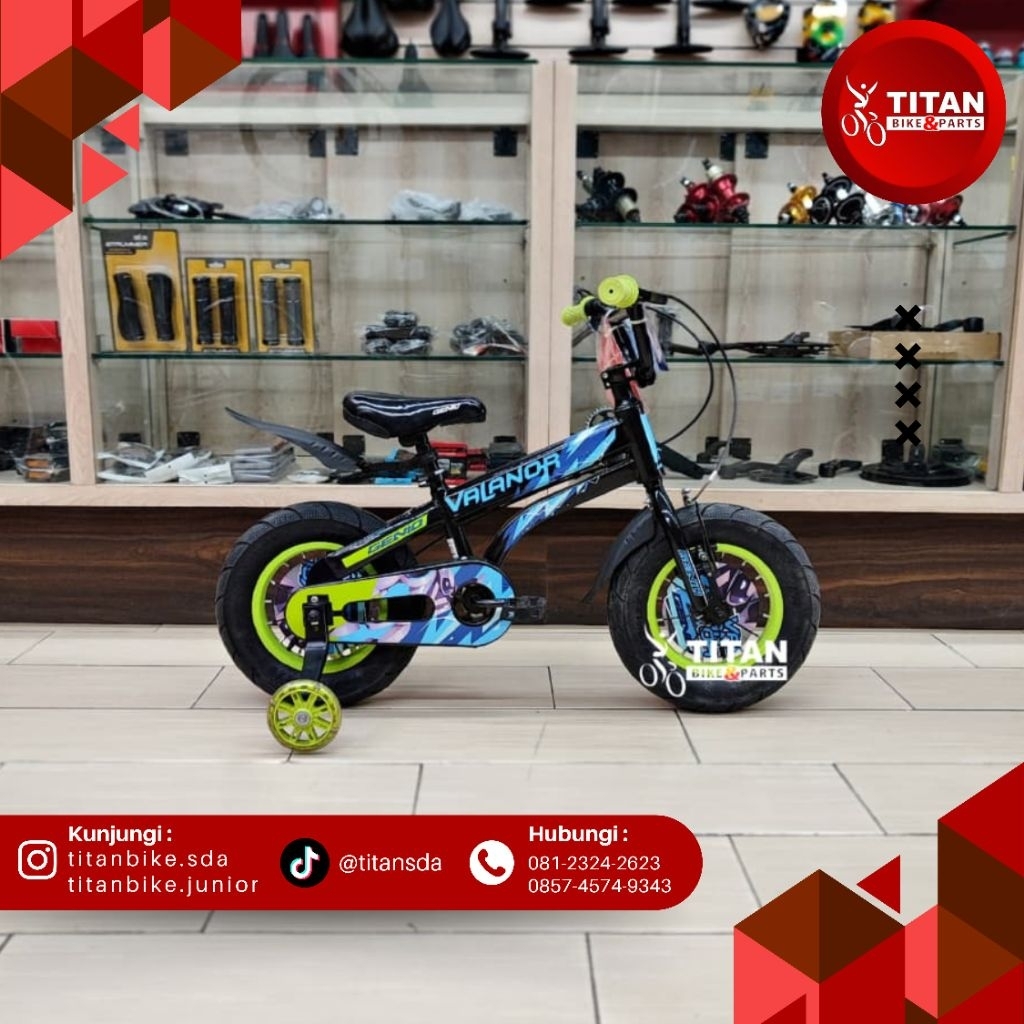 Sepeda Anak 12" BMX Genio Valanor