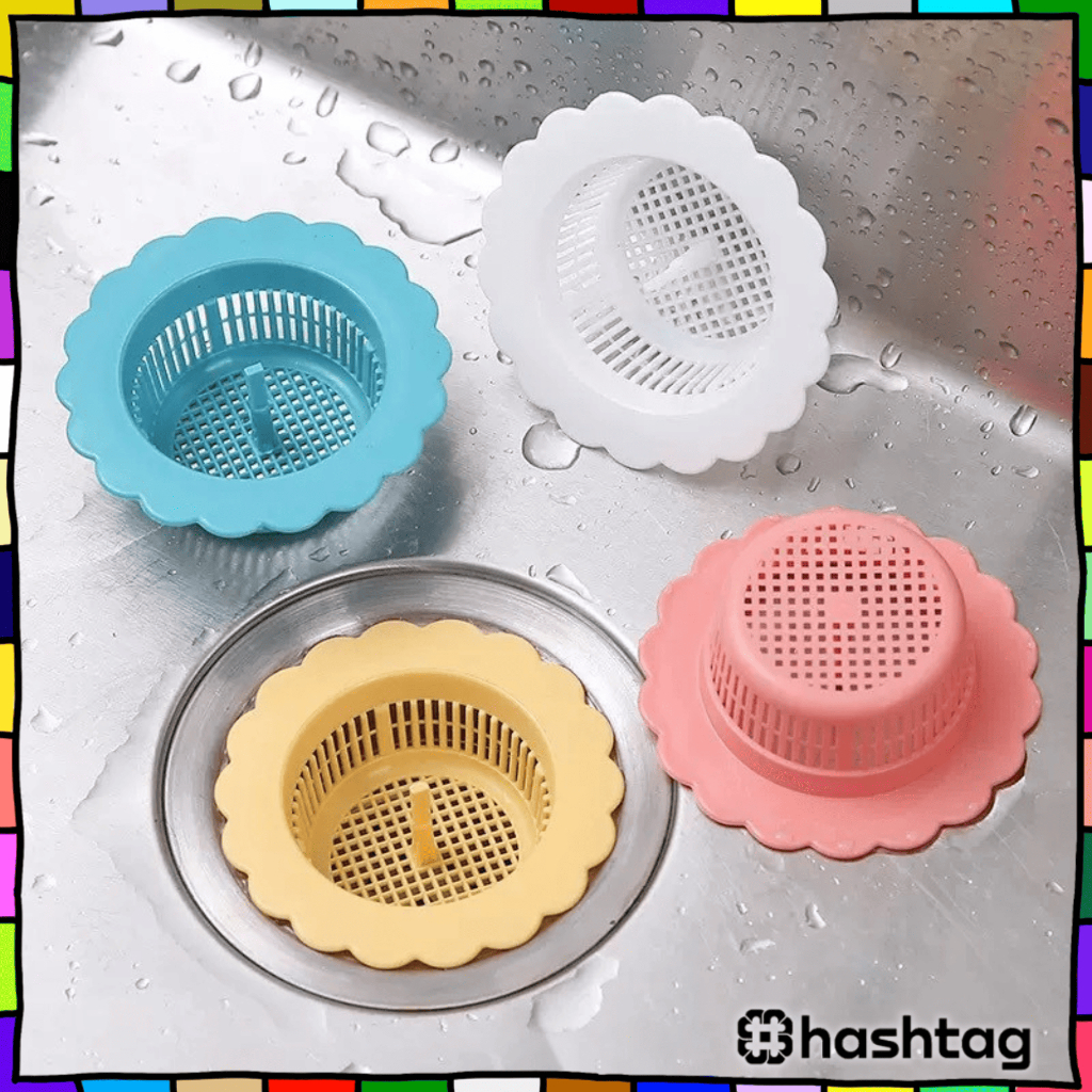 Saringan Wastafel Cuci Piring / Saringan Wastafel Plastik Bentuk Bunga — 10