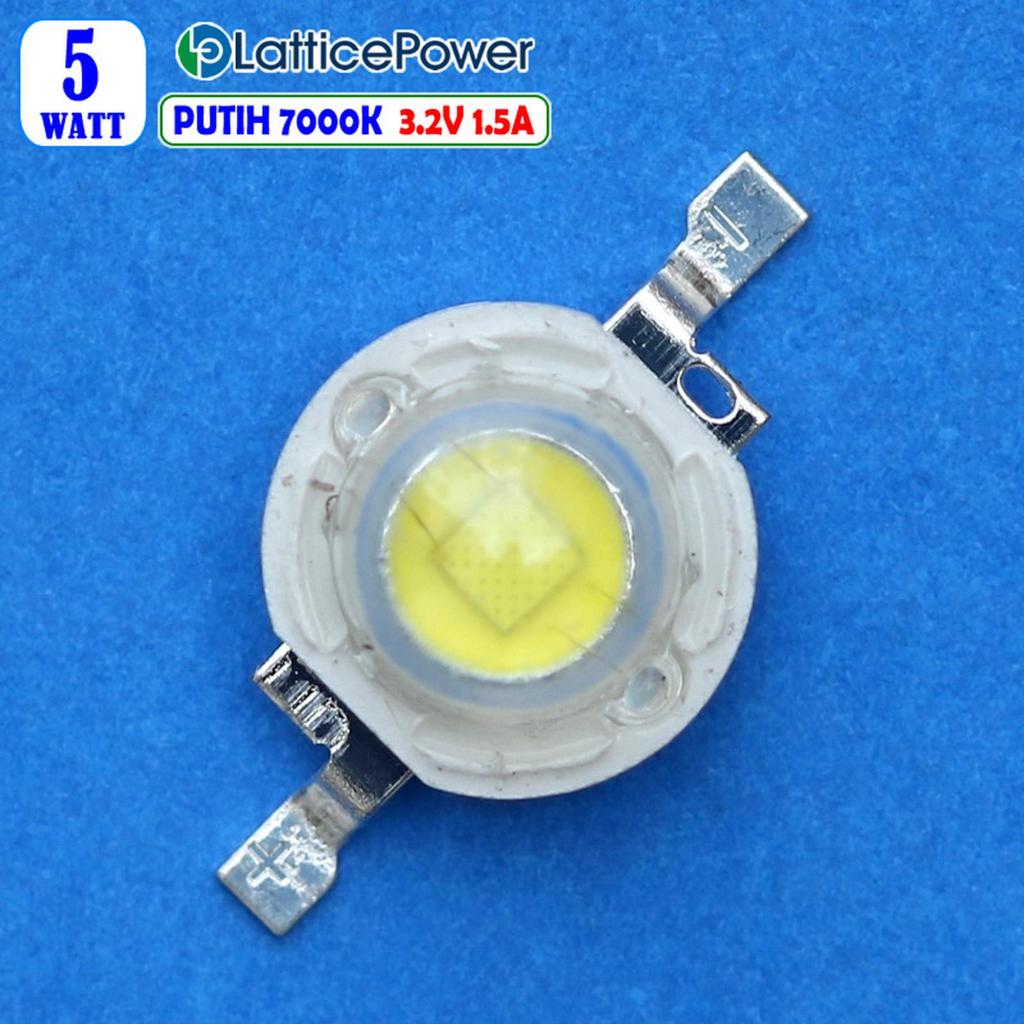 HPL 5W Led 6500K 7000K Putih Siang Lampu Led DRL Senja Kota Senter Led Kepala Cahaya Visero Probest 