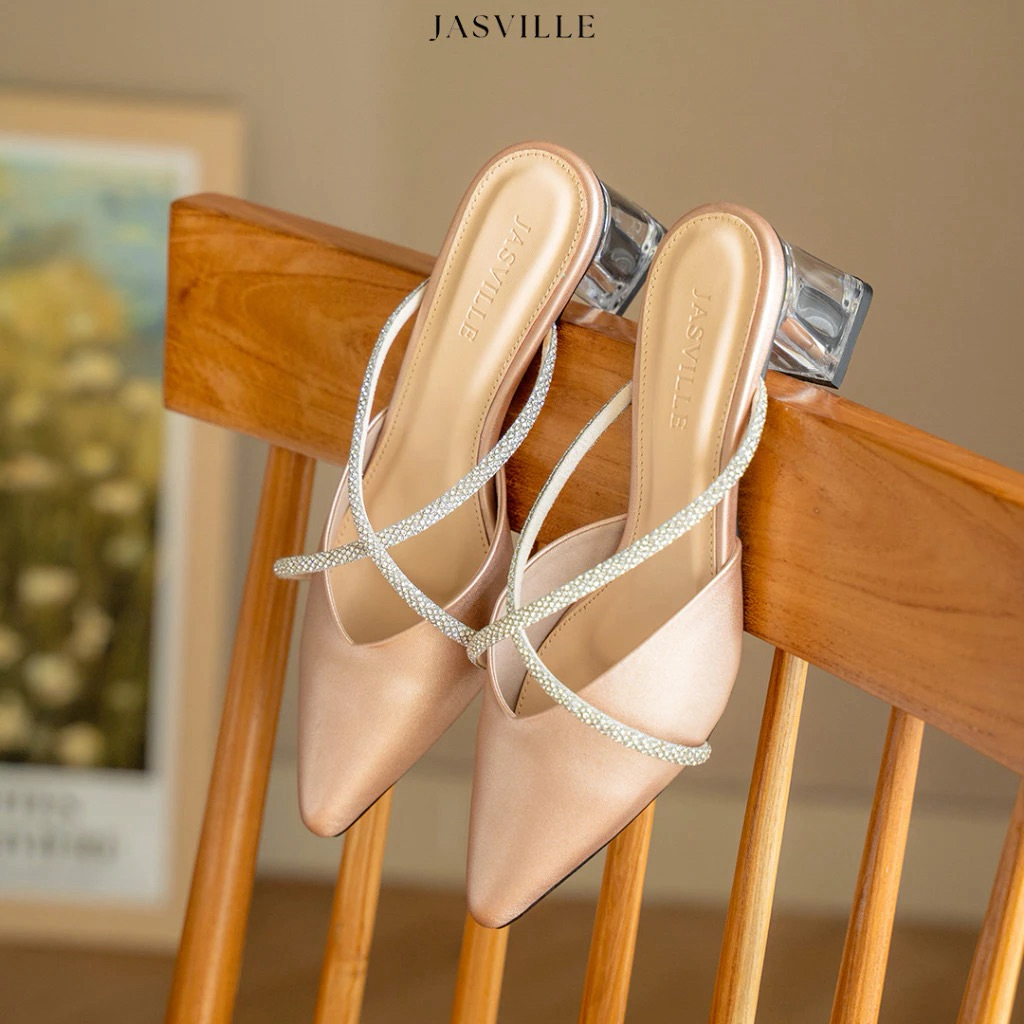 preloved heels warna rose gold