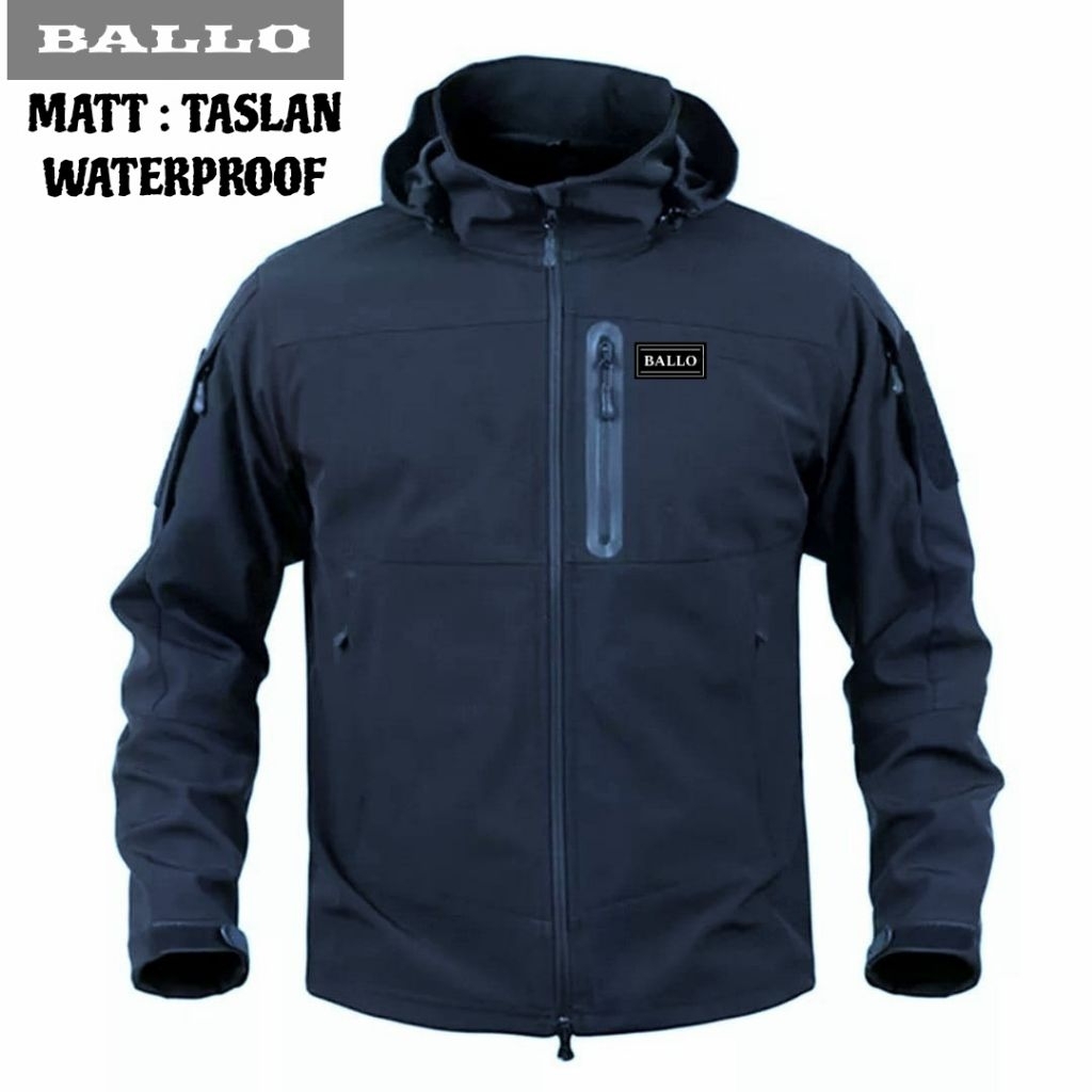 Jaket Tactical Pria, Jaket Semi TNI,Jaket Tactical Anti Air Lengkap sama Kupluk