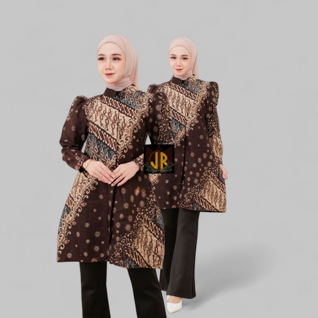 Tunik Batik Premium Wanita Muslim – Tunika Zahira Series | Desain Elegan & Eksklusif