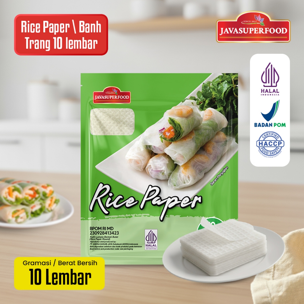 Banh Trang High Quality Rice Paper 22 cm / Rice Paper / Kulit Lumpia Vietnam Rice Paper / rice roll 
