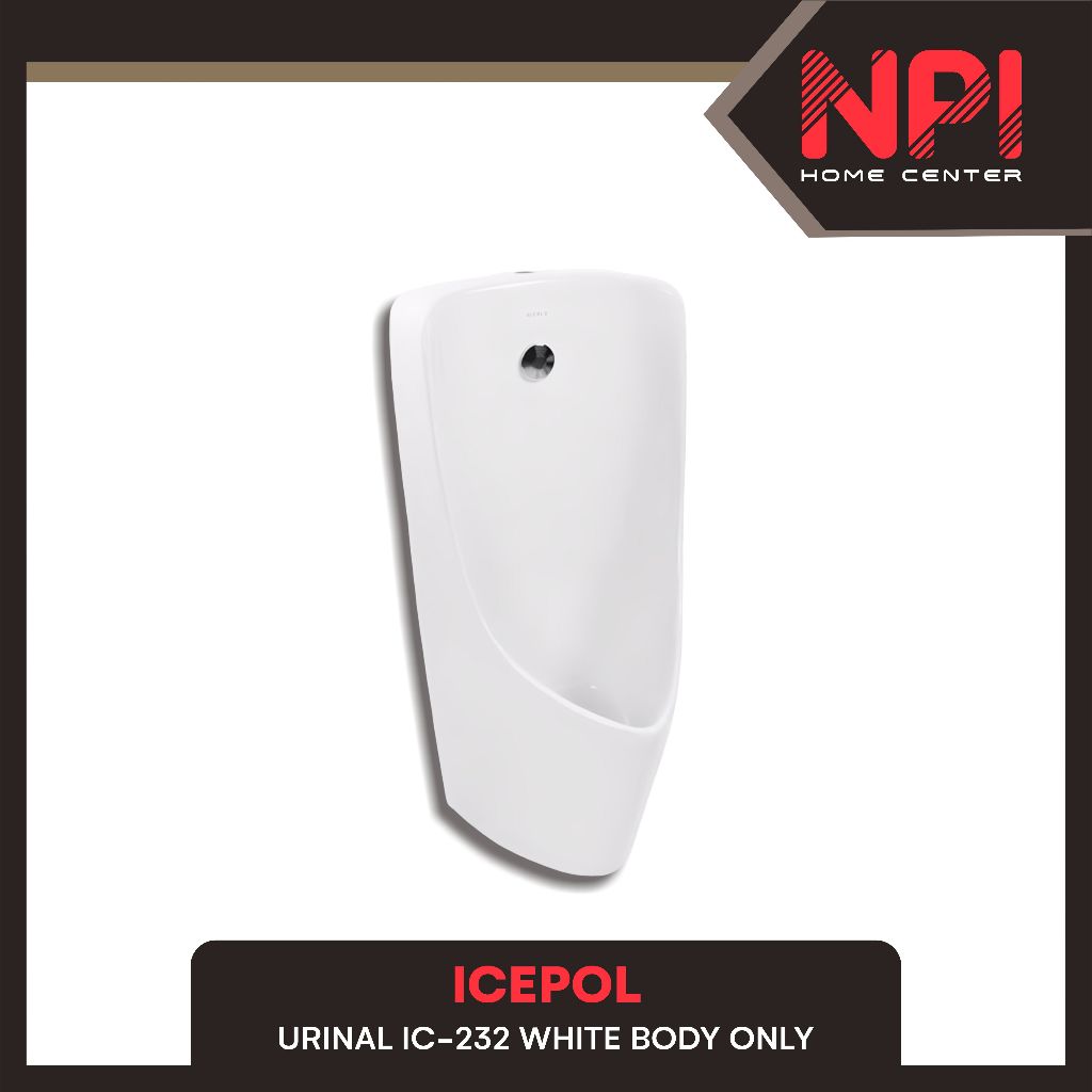 Icepol - Urinal / Urinoir / Closet Kloset Toilet Pria Berdiri Muslim IC 232 IC232 White Putih Toto O