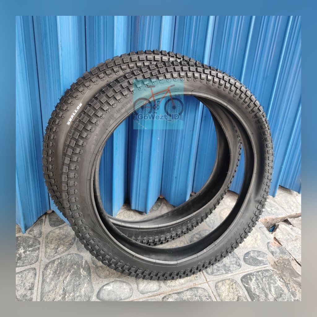 Ban Luar Sepeda Ukuran 20 x 2.50 Swallow SA-288 Hitam Anak BMX | High Quality