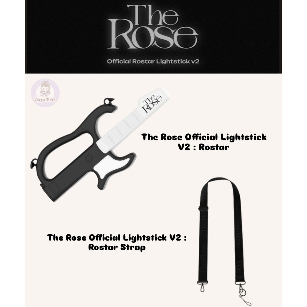 [PRE ORDER] OFFICIAL LIGHTSTICK THE ROSE VER. 2 ROSTAR DAN STRAP