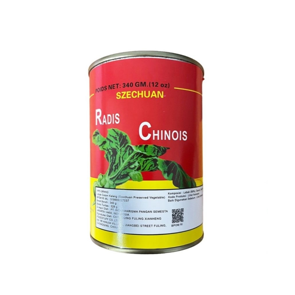 Sichuan Vegetable Kaleng 340 gram- Sayur Asin Pedas untuk Mie dan Tumisan