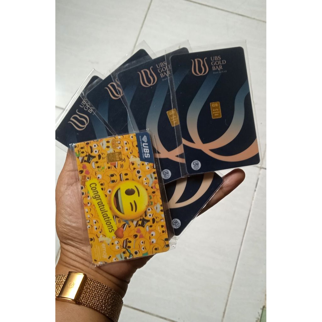 UBS emoji Logam mulia  0.25 gram Original