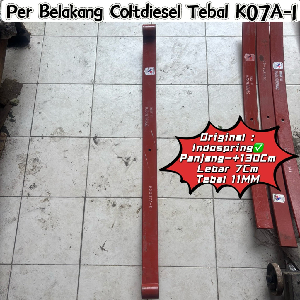 Per Belakang Coltdiesel Tebal Nomor 1 K07A-1 Original Indospring per K07-1A (Tebal) per belakang no1
