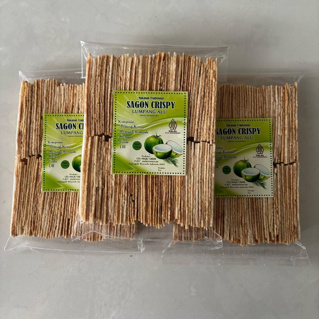 SAGON CRISPY LUMPANG ALU ORIGINAL SARINTING KHAS DIENG-WONOSOBO