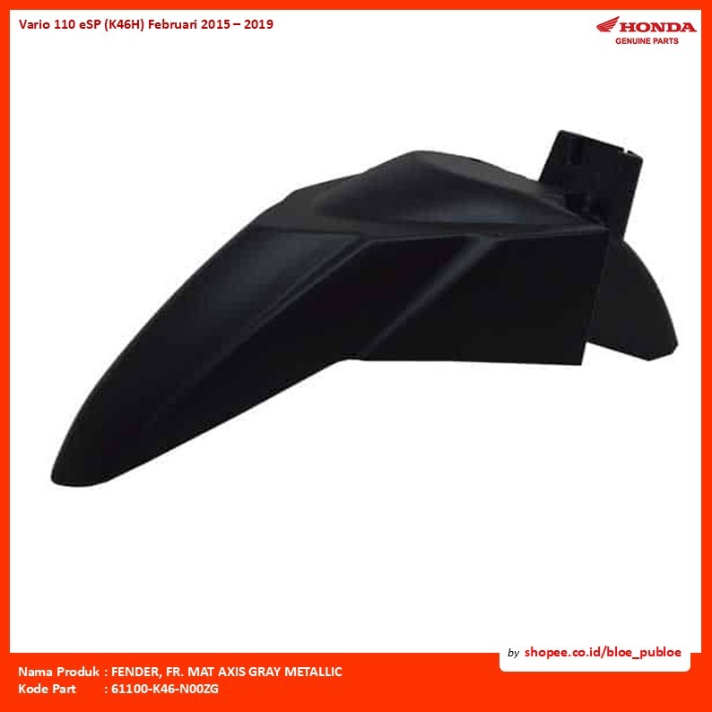 FENDER, FR. MAT AXIS GRAY METALLIC/61100K46N00ZG