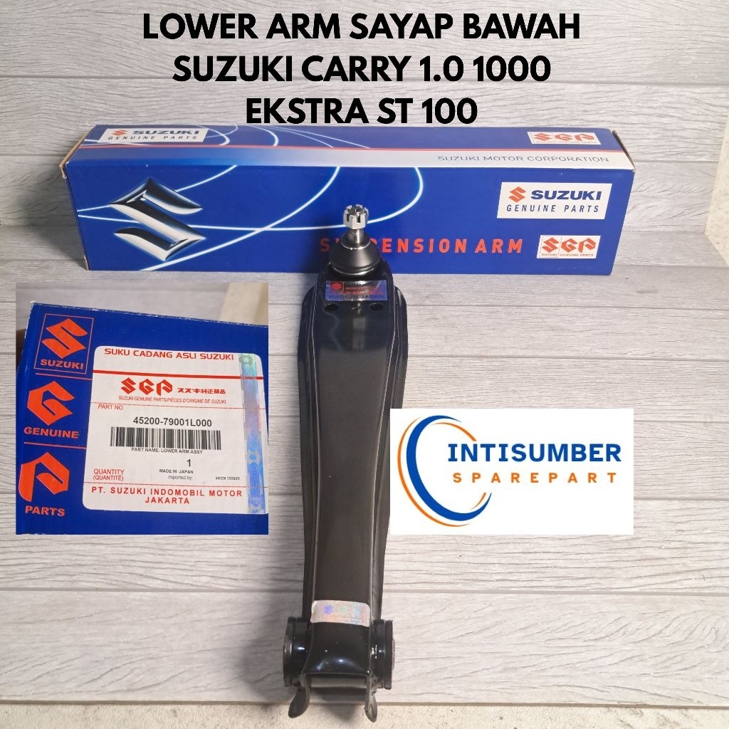LOWER ARM SAYAP BAWAH BALL JOINT SUZUKI CARRY 1.0 1000 ST 100 EKSTRA MERK SUZUKI ORIGINAL