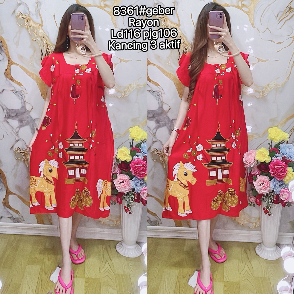 daster imlek 2026 shio kuda