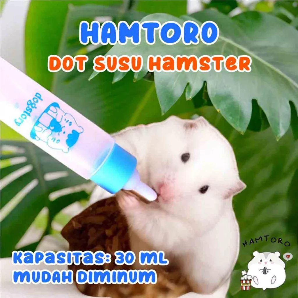 Hamtoro Dot Susu Baby Hamster Botol Minum Bayi Sugar Glider, Landak Mini, Kucing