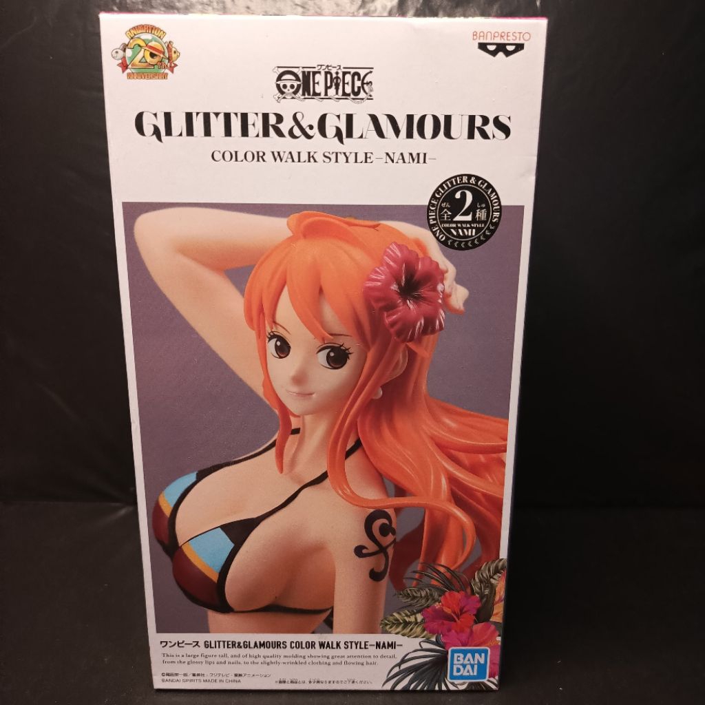 One Piece Nami Glitter & Glamours Color Walk Style Figure