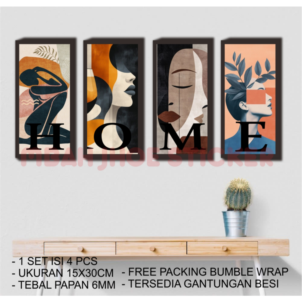 Hiasan Dinding 1Set Home Decor Pajangan Kamar