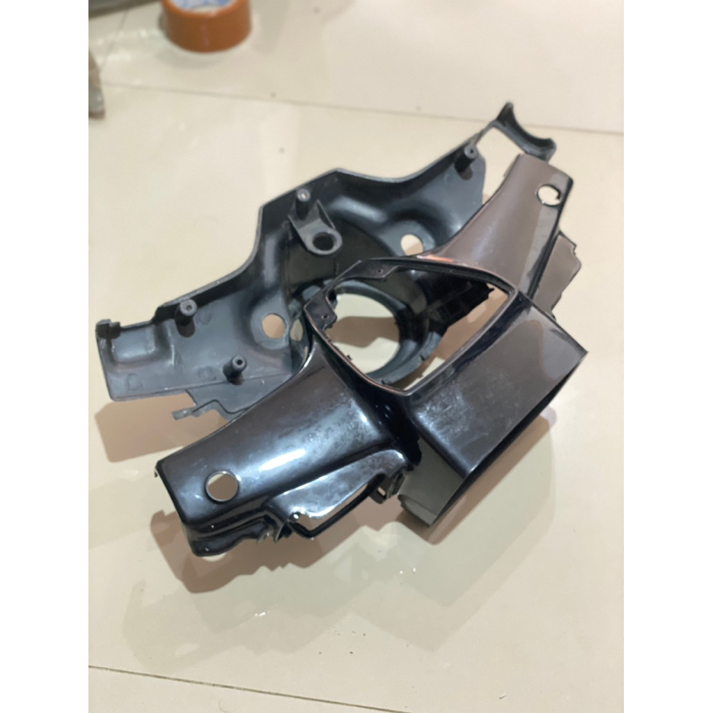 BATOK KEPALA SET SUZUKI RC80 RC 80 ORIGINAL BARU HITAM
