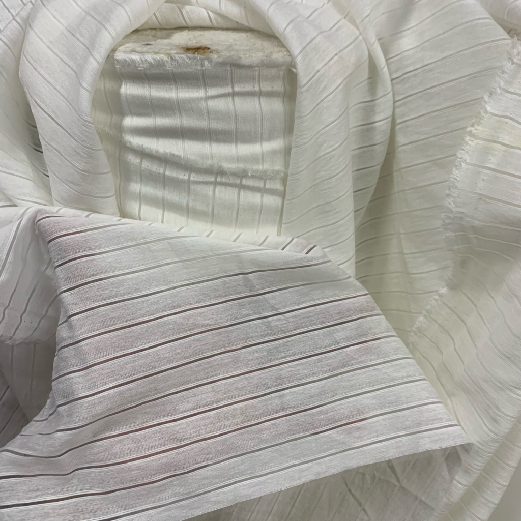 kain katun dobby stripe - kain katun antik - kain dobby stripe luxury - kain dobby