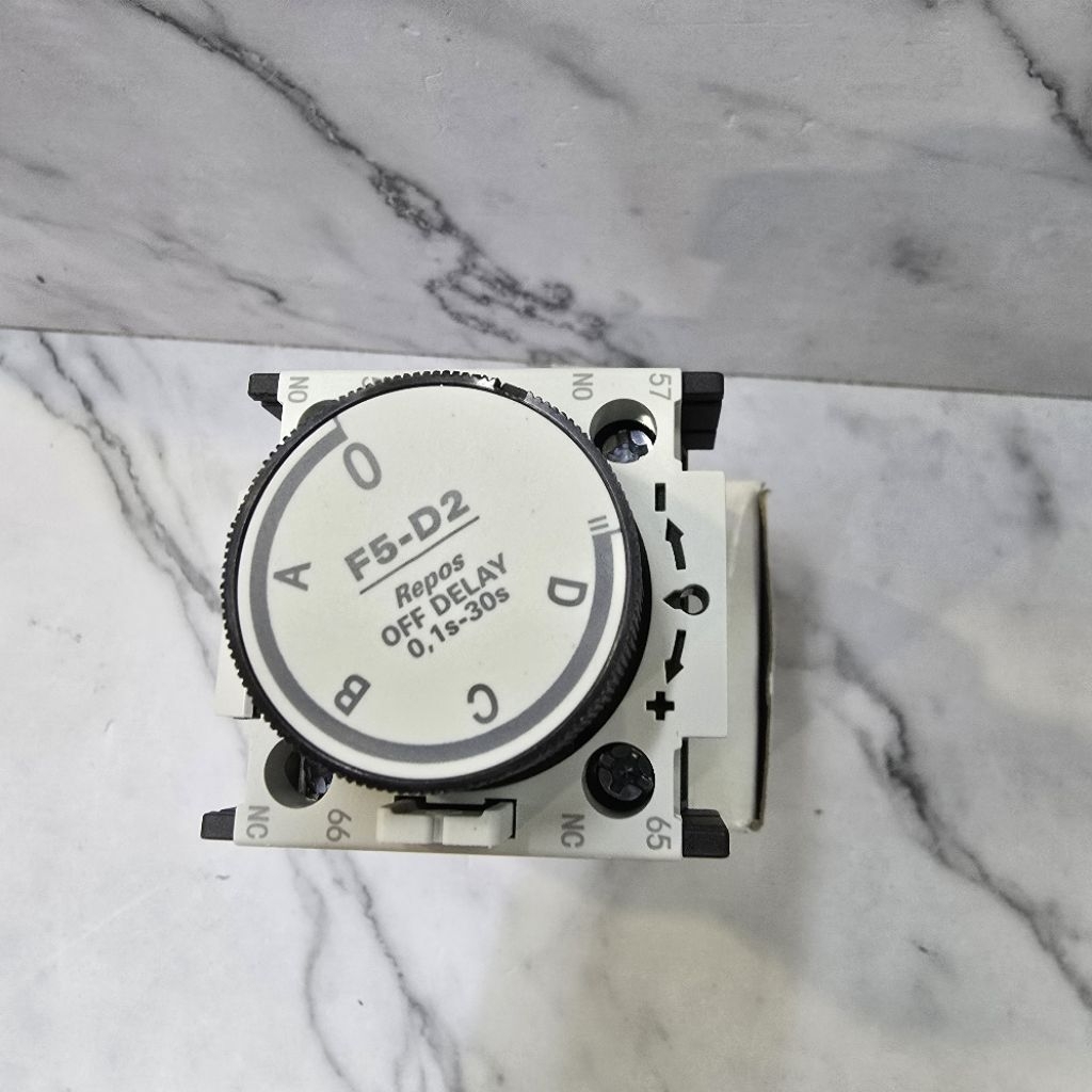 F5-D2 /F5-T2 TIME ON DELAY / OFF DELAY 0,1-3 Second Contact Block Timer CHINT ELECTRIC