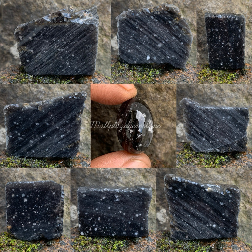 batu kristal snowflacke langka asli natural / bahan batu kristal snowflake / bongkahan batu kristal 