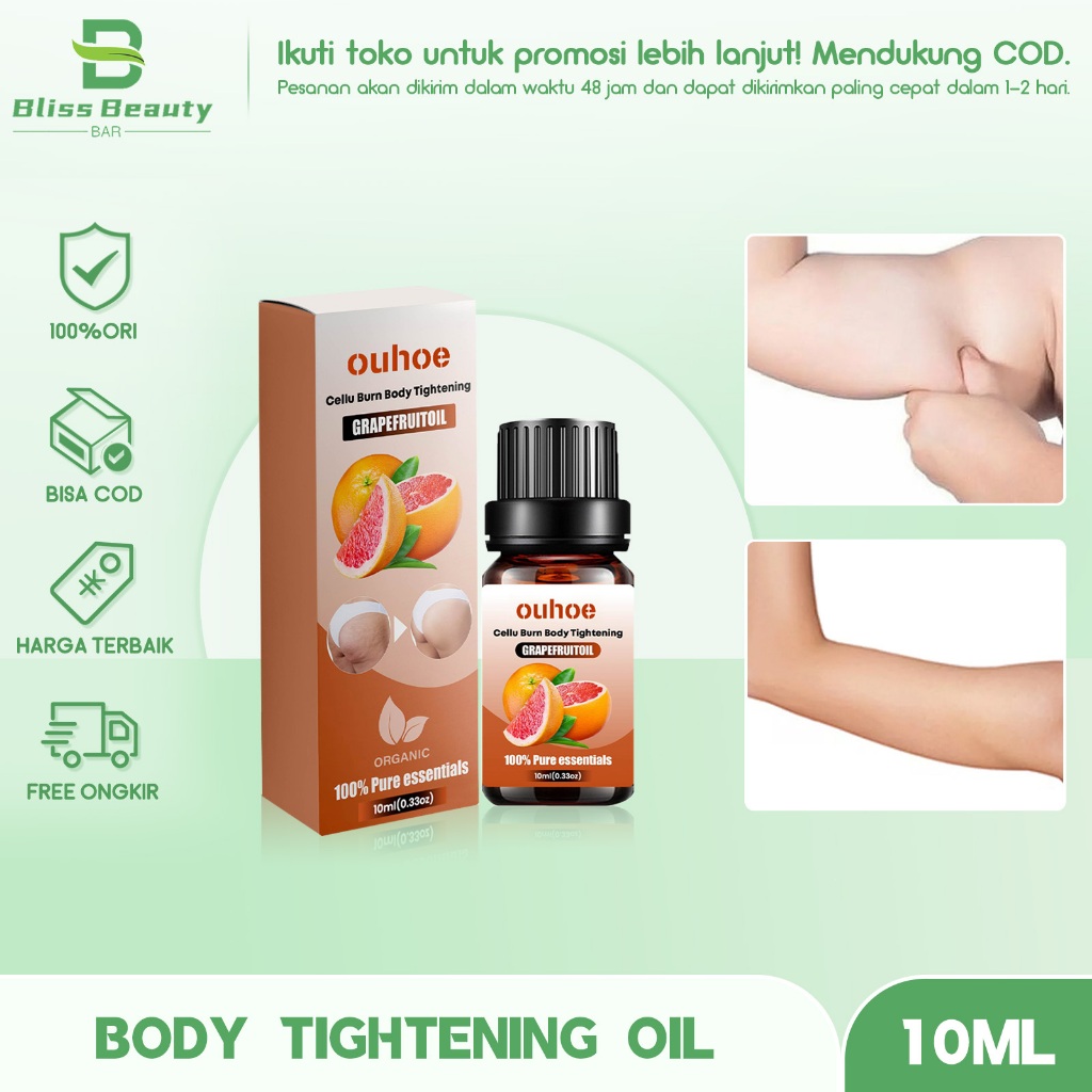 Ouhoe Body Slimming Essential Oil Thin Thick Leg Shaping Lines Tummy Firming Weight Loss Oil 10ml